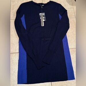 AQUA cashmere sweater dress